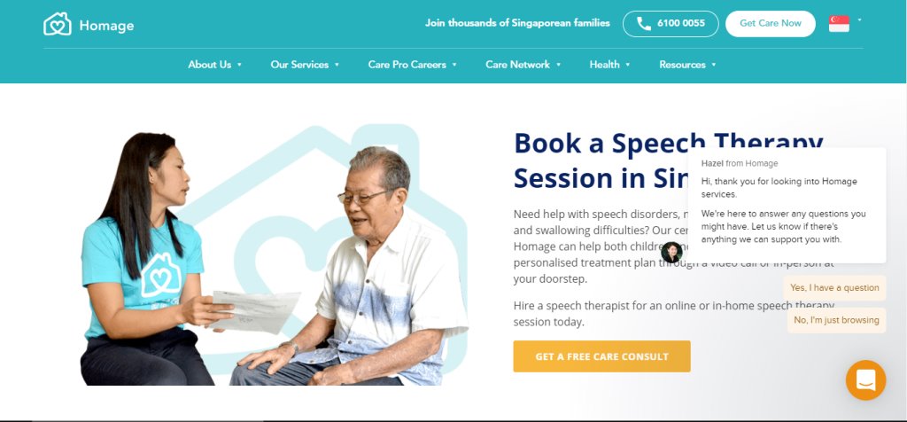 Homage Top Speech Therapist in Singapore