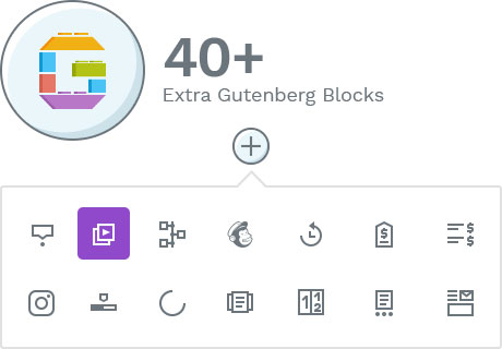 Complemento gratuito de bloques de Gutenberg.