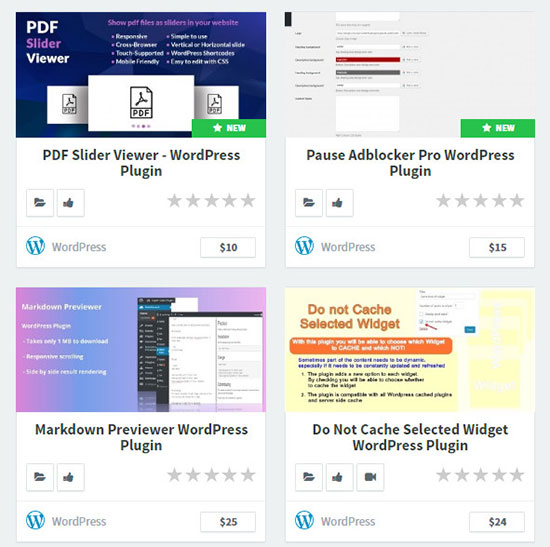 Temi e plugin di WordPress su Codester.