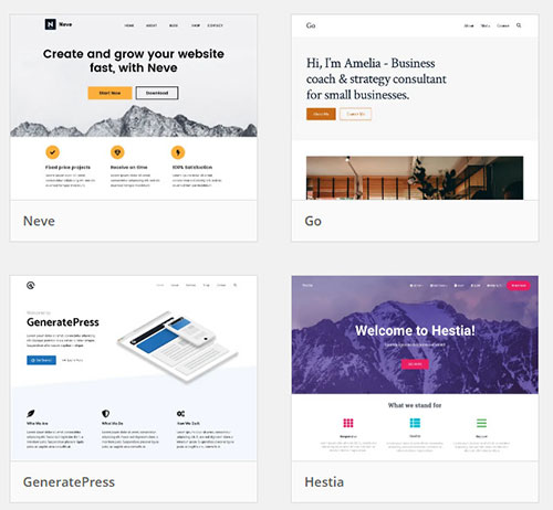 Ci sono molti temi WordPress gratuiti disponibili nel repository di WordPress