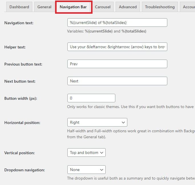 分类帖子滑块 WordPress 插件。