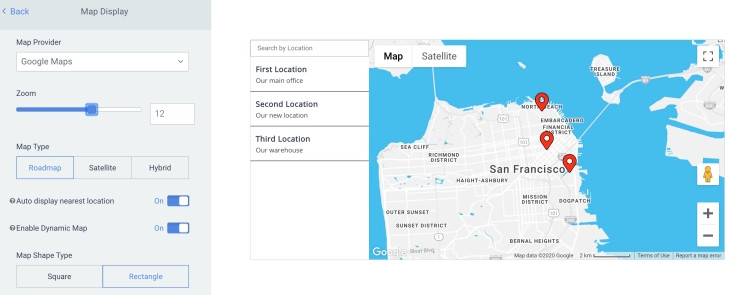 WordPress Store Locator 插件可帮助客户在完全可定制的地图中找到您的商店、活动和产品。