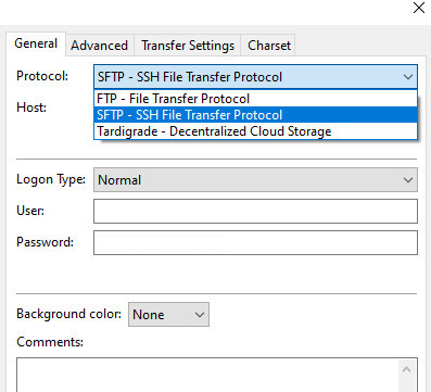Você pode fazer upload de arquivos para o site WordPress usando os protocolos FTP ou SFTP.