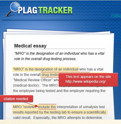 PlagTracker هي أداة موثوقة للتحقق من الانتحال.