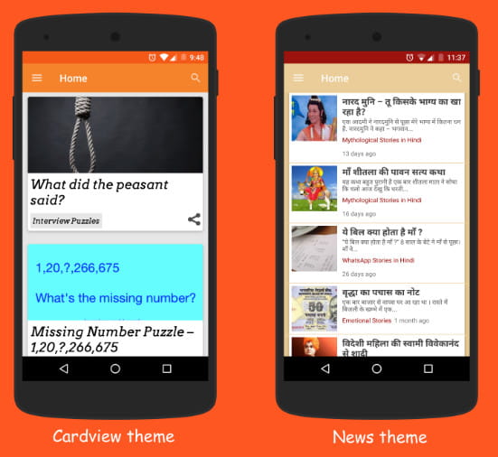 Natywna aplikacja mobilna na Androida dla witryny WordPress.