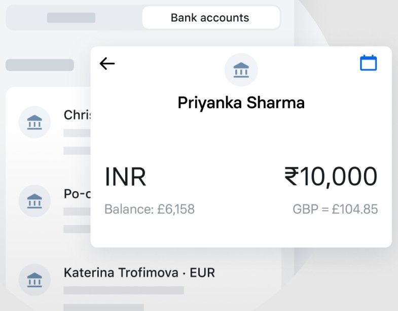 Transfer de bani Revolut.