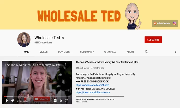 批发 ted youtube 频道图片