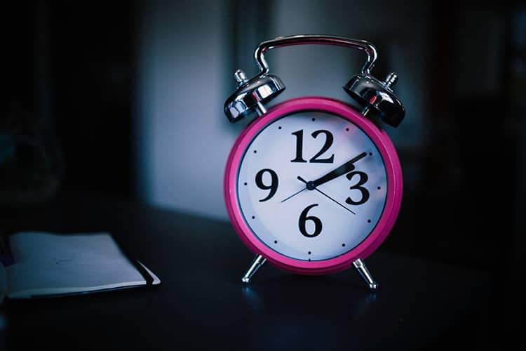 reloj rosa