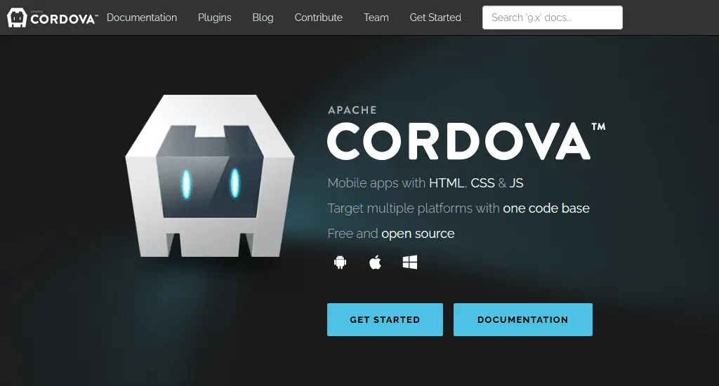 Apache Cordova-A alat berbasis bahasa web-dev