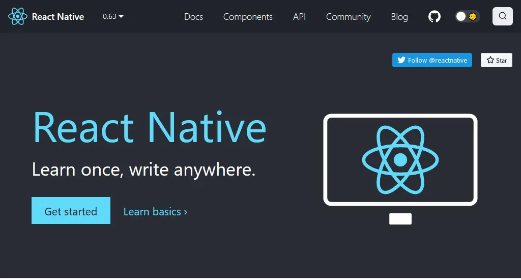 React Native-A инструмент с открытым исходным кодом на основе JavaScript