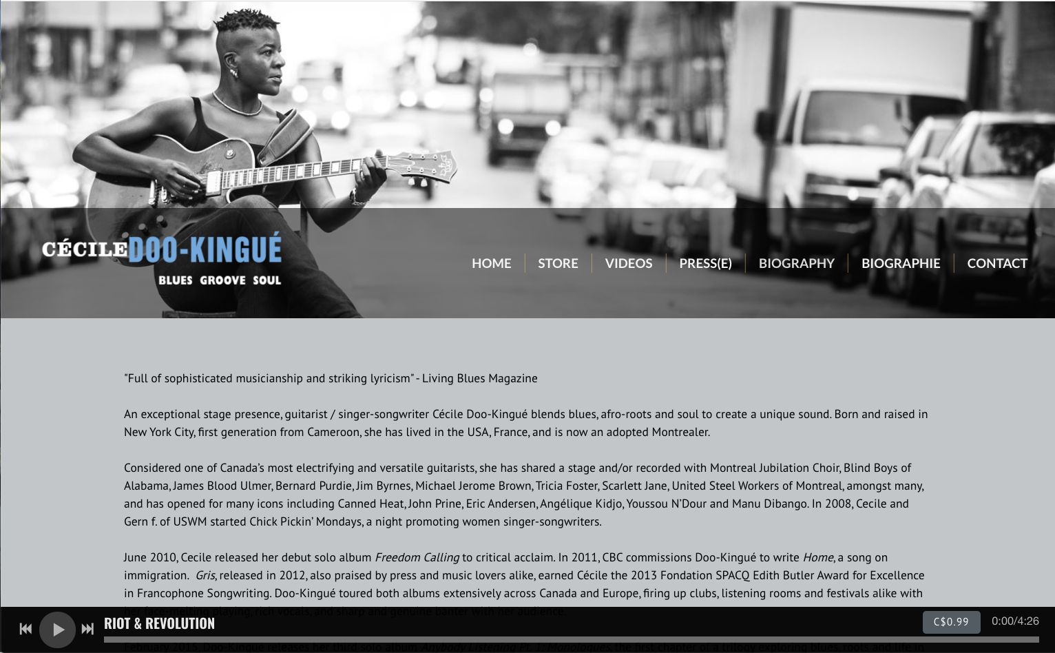 Beste Gitarristen-Websites Musiker-Biografie