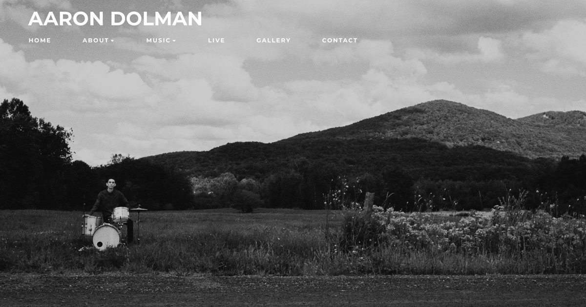 Web sitesi tasarımı ilhamı: en iyi davulcu web siteleri