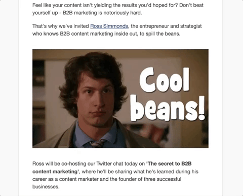 Quuu newsletter GIF
