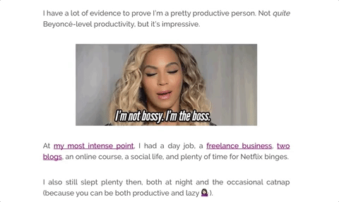 Bretagne Berger Beyoncé GIF
