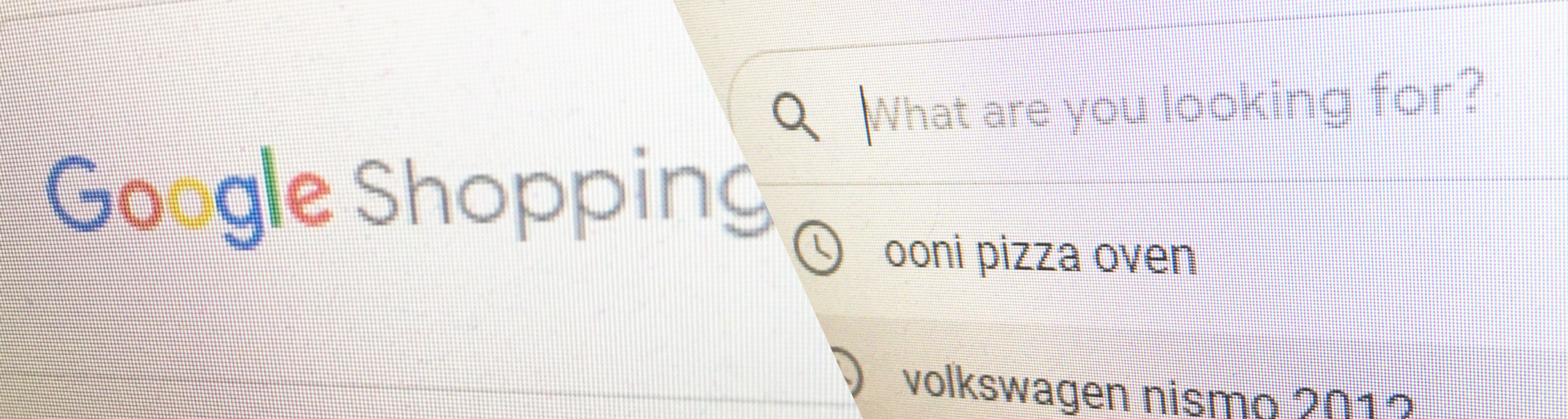Interface d'achat de Google