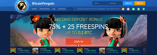 gry kasynowe z pingwinem bitcoin