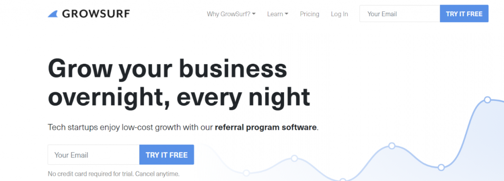 Grow surf : outil de marketing viral