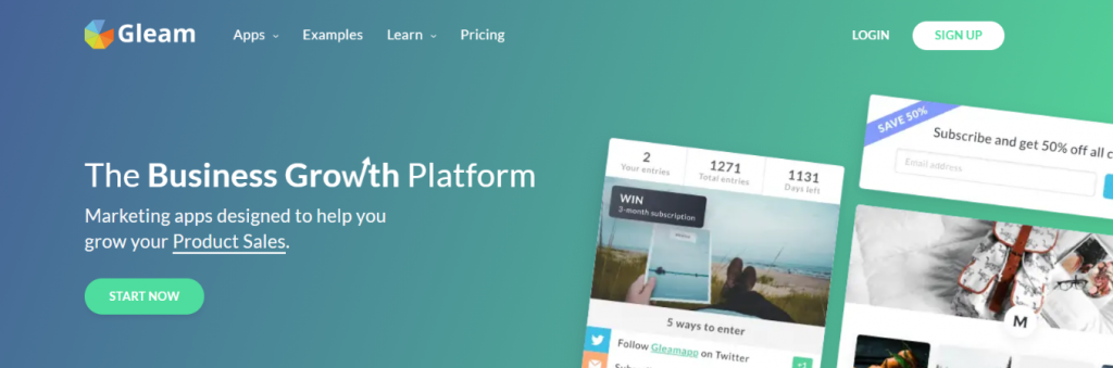 Gleam : outil de marketing viral