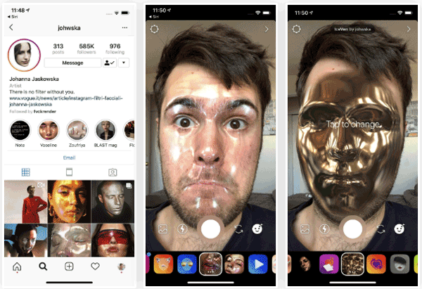 Filtros de Instagram