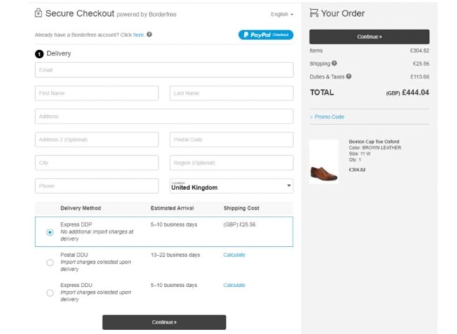 노드스트롬 체크아웃 전자상거래 ux Nordstrom checkout