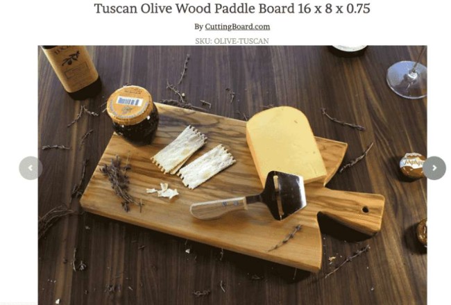 cutting borad screenshot tuscan olive wood image