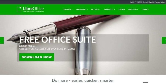 LibreOffice website