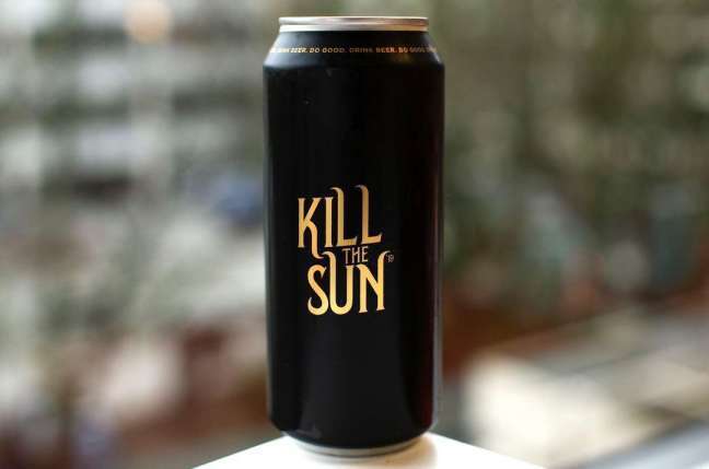 Kill The Sun Ale label design