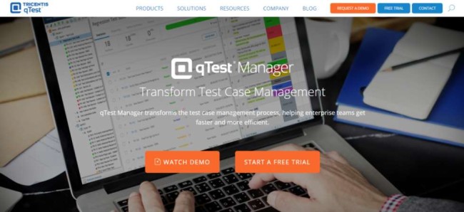 qTest網站主頁