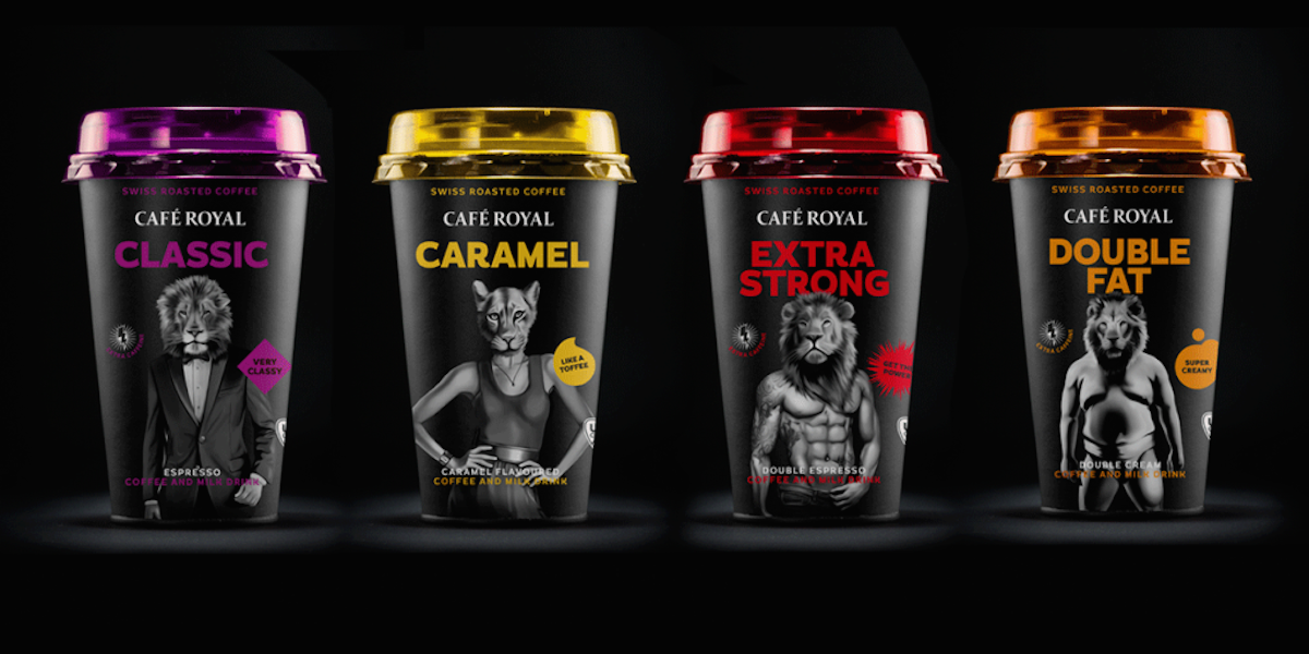 Café Royal Креативный дизайн упаковки кофе