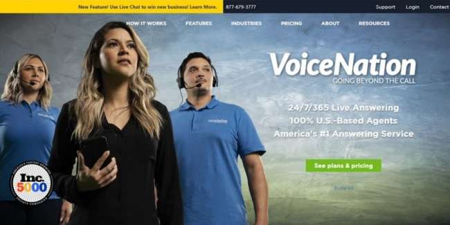 telesekreter-servis şirketleri-VoiceNation Answering service companies: VoiceNation