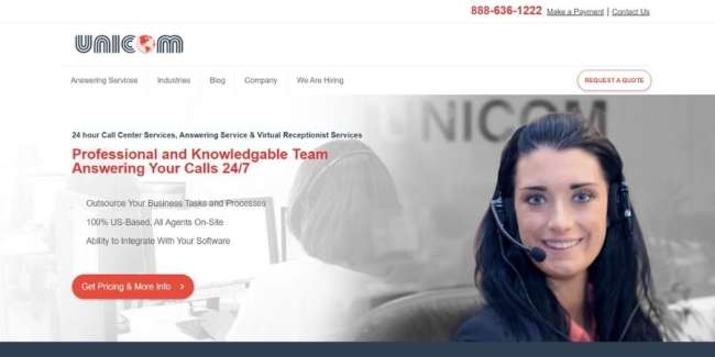 telesekreter-servis-şirketleri-Unicom Answering service companies: Unicom