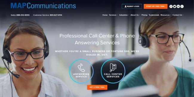 telesekreter-servis-şirketler-HARİTA-İletişim MAP Communications website