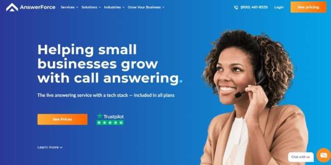 companii-servicii-de-răspuns-AnswerForce AnswerForce website