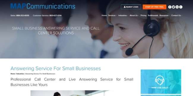 firme-servicii-de-rospunsuri-MAP-Comunicatii MAP Communications website