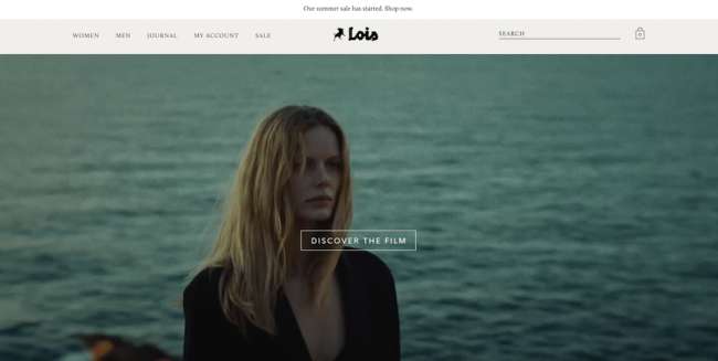 Lois Jean Store design site de modă