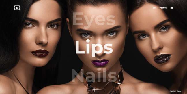 Design site de moda Violet Feredo