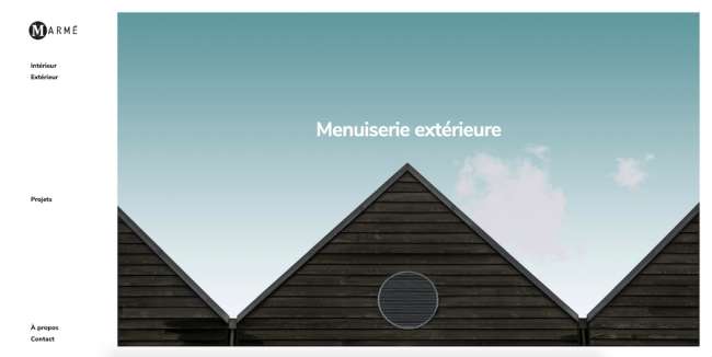 Marme 건축 웹사이트 디자인