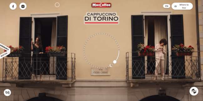 MacCoffee Cappuccino di Torino Food & Drink Приложение и дизайн веб-сайта