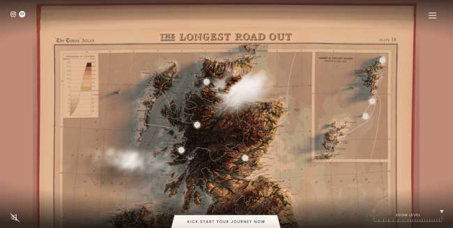 Los mejores diseños de sitios web educativos de The Longest Road