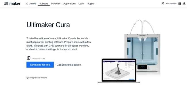 best 3D printing software: Ultimaker Cura