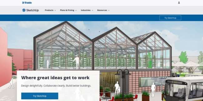 лучшее программное обеспечение для 3D-печати SketchUp SketchUp website