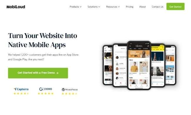 移动音频 MobiLoud website
