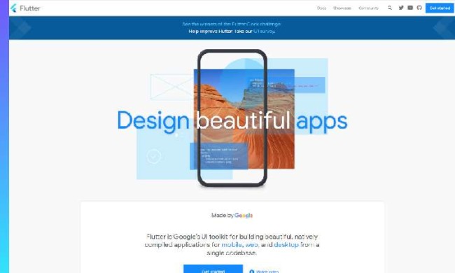 扑 free app builders: Flutter