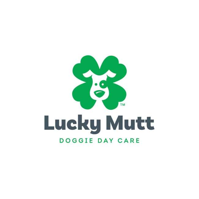 Designul logo-ului Lucky Mutt