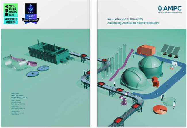 Design de tipărire a raportului anual AMPC