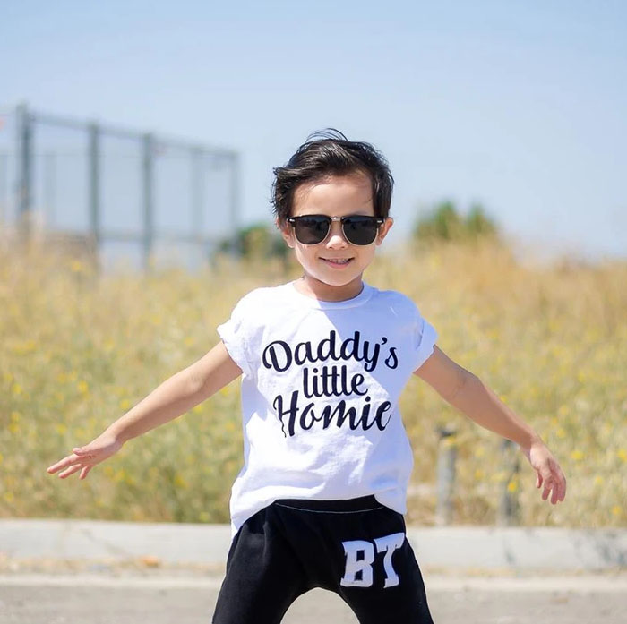 El pequeño homie de papá | Marcas de ropa para niños