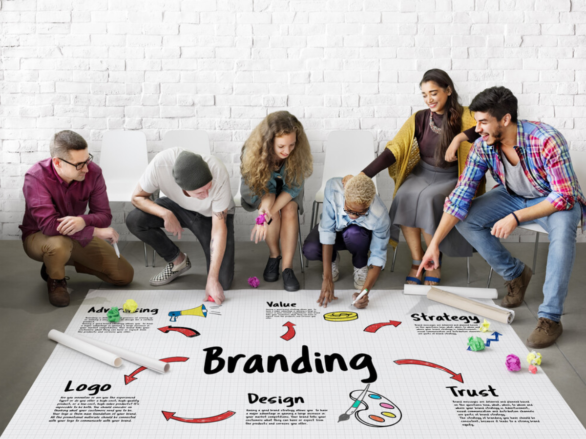 Branding: estrategia, valor, confianza, diseño, logotipo, identificación