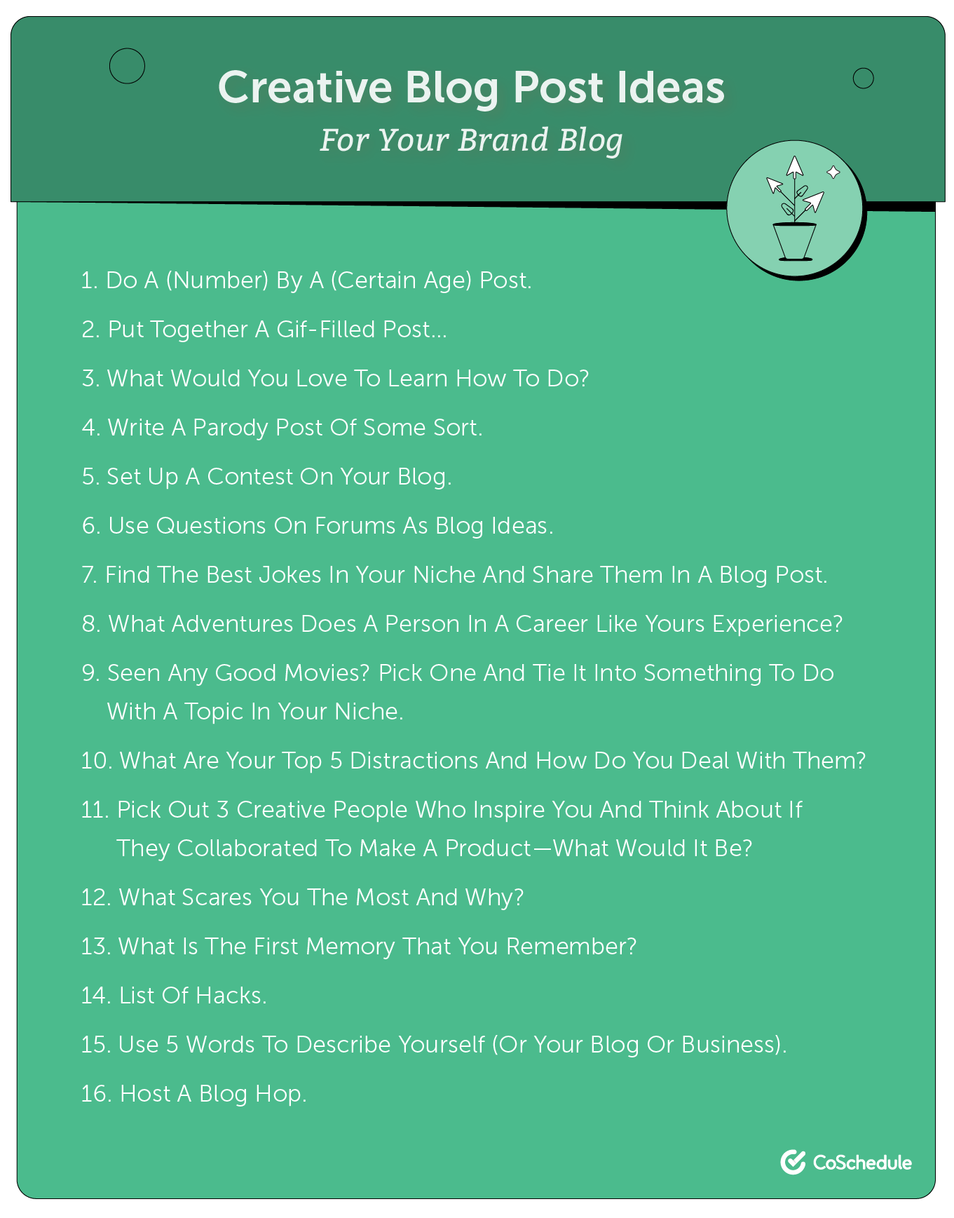 13 Kreative Blogpost-Ideen, die Ihr Publikum begeistern werden 13