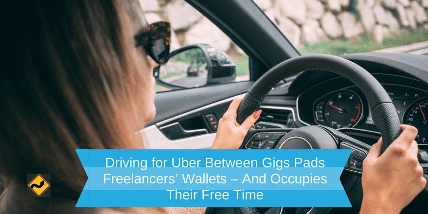 在零工之间为 Uber 开车垫了自由职业者的钱包——并占用了他们的空闲时间