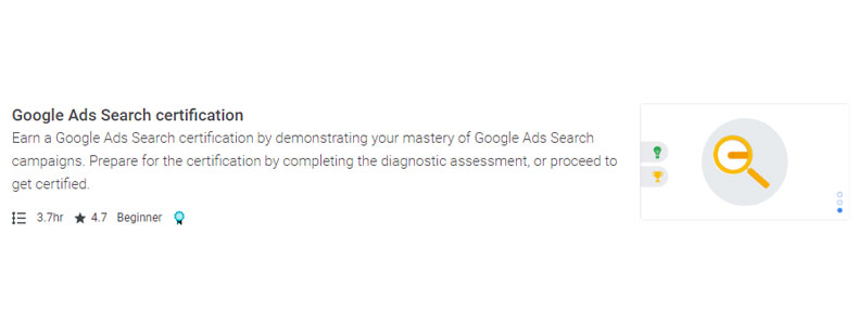 certyfikacja reklam Google